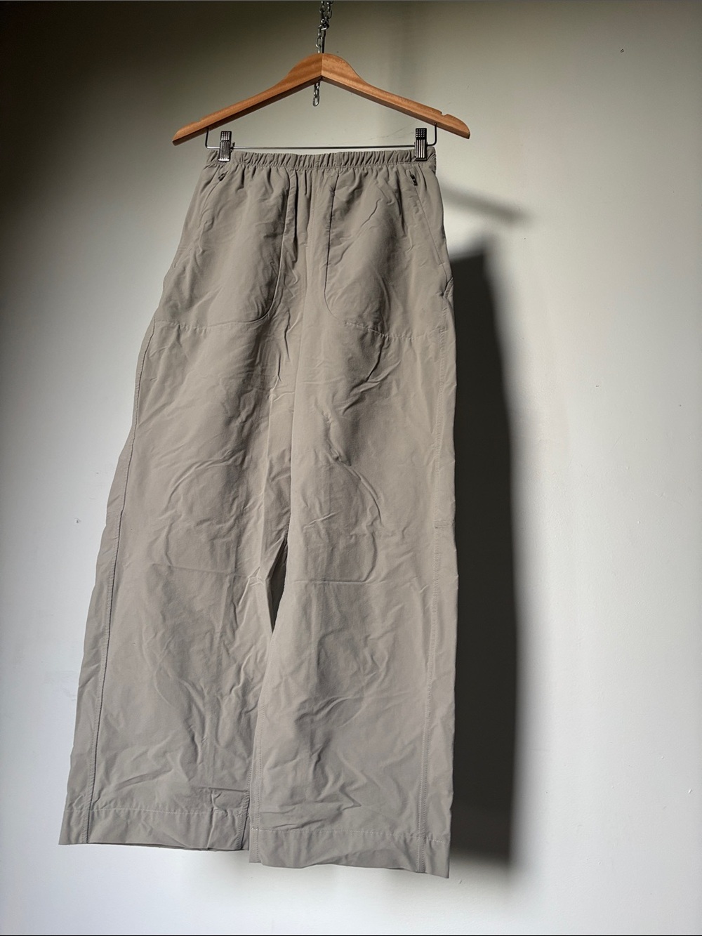 lululemon athletica Wide Leg Pants in Taupe - Picture 4 of 8